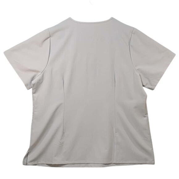 Mandala Scrub Tops Lot 3 Equa-Tek One Pocket Purple Lavender Gray Womens 2XL - Picture 6 of 16